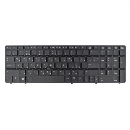 Клавиатура HP ProBook 6560B EliteBook 8570P 8560P 55012JB00-289-G SG-39350-XAA SN3114PZ 701987-251 9Z.N6GUF.K01 9Z.N6