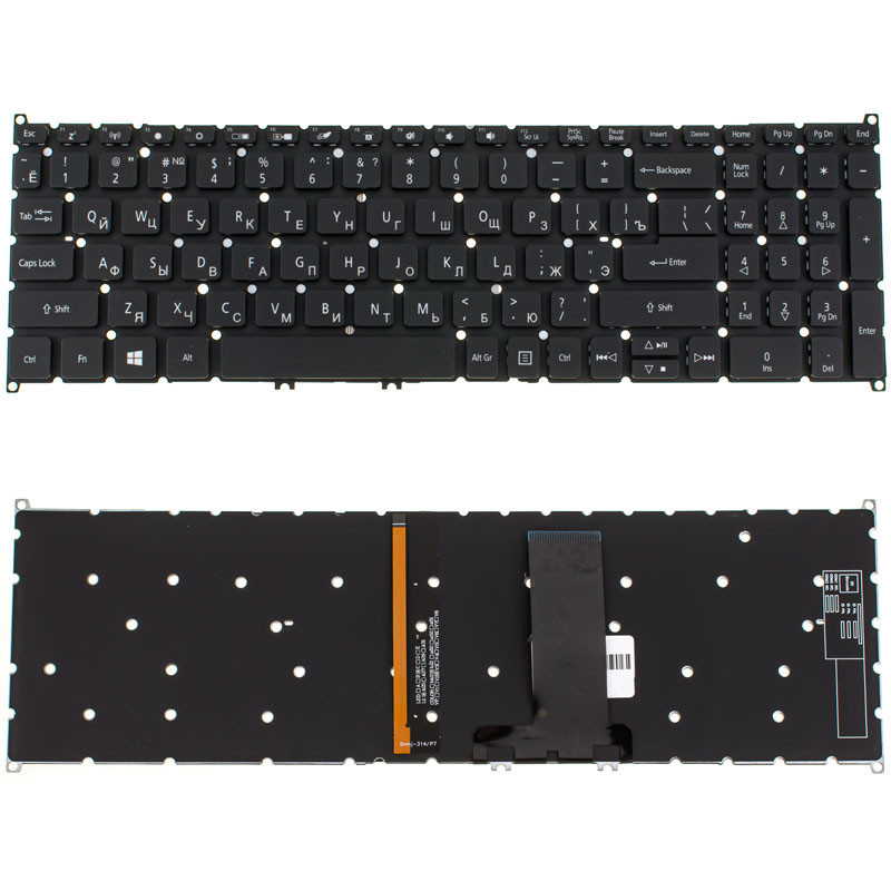 Клавіатура для ACER ноутбука сумісна з моделями AS SP515 - 51 SP515 51