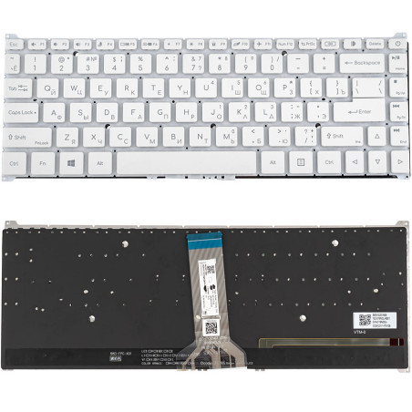 Клавіатура для ACER ноутбука сумісна з моделями ConceptD 5 CN516 - 72 CN516 72