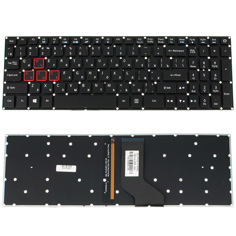 Клавиатура для ACER ноутбука совместима с моделями G3-571 G3-572 PH315-51 PH317-51 G3 571 572 PH315 51 PH317