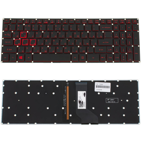 Клавіатура для ACER ноутбука сумісна з моделями Nitro AN515 - 41 AN515 41