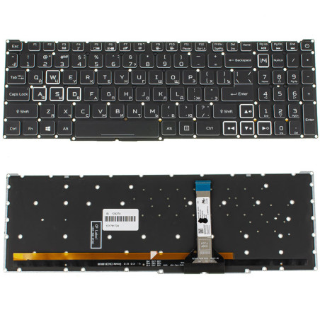 Клавиатура для ACER ноутбука совместима с моделями Nitro AN517-55 AN517 55