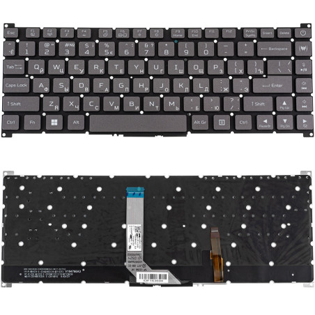 Клавіатура для ACER ноутбука сумісна з моделями Predator PT314 - 51s PT314 51s