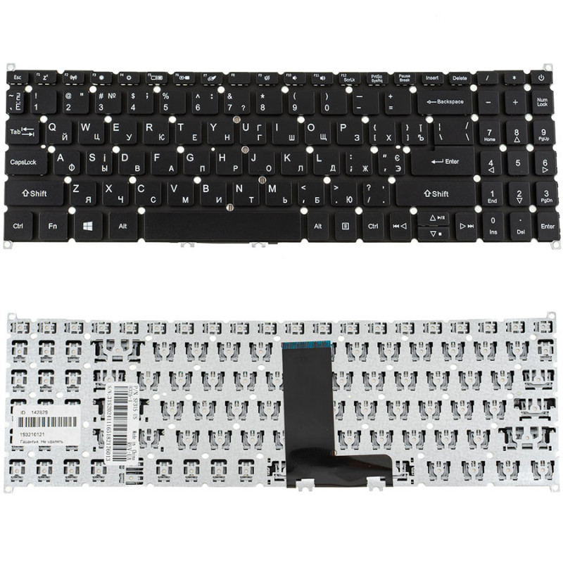 Клавіатура для ACER ноутбука сумісна з моделями SW SF315 - 51 SF315 51 Клавіатура для ACER ноутбука сумісна з моделями SW SF315 - 51 SF315 51