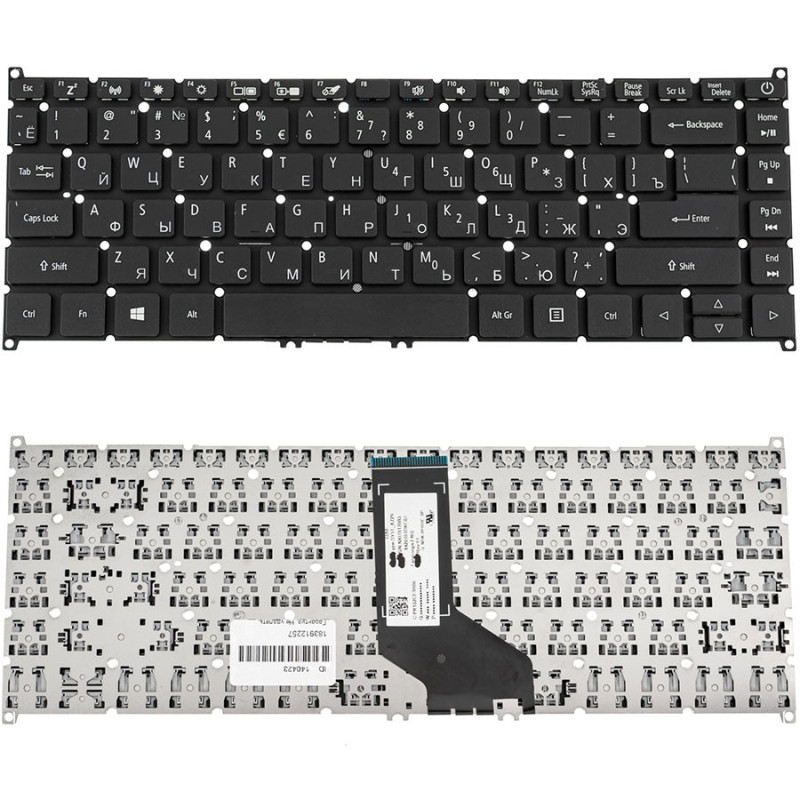 Клавіатура для ACER ноутбука сумісна з моделями TM P614 - 53 P414 - 53 P614 53 P414