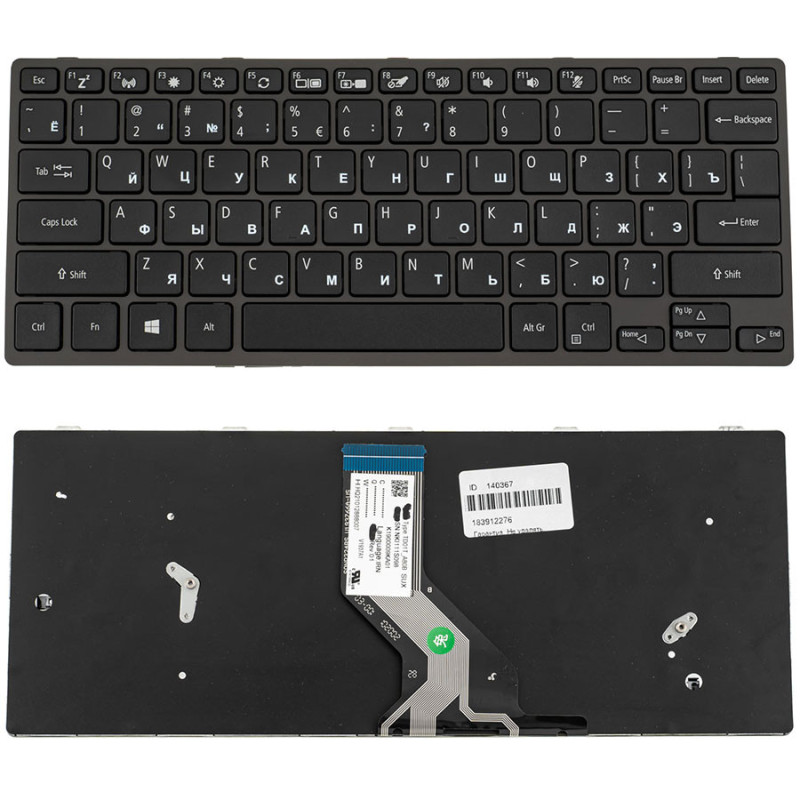 Клавиатура для ACER ноутбука совместима с моделями Travelmate B311-31 B311 31