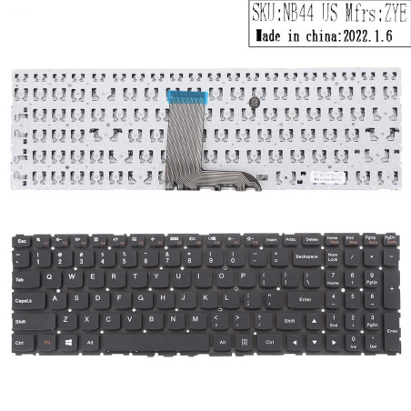 Клавиатура Lenovo Flex 3-15 3-1570 3-1580 Edge 2-15 2-1580 SN20G90955 MP-13Q13US-6862 MP13Q13US6862