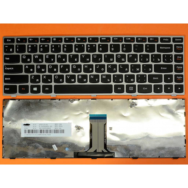Клавиатура Lenovo 25215218 25215219 PK130TG2A00 MP-13P83SU-686 PK130TF3B05 V142920ES1 PK1314I1A05 PK130TG1A05 T5G1-RU