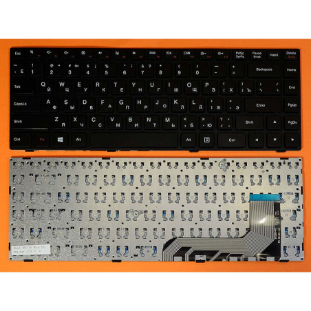 Клавиатура Lenovo Ideapad 100-14IBY 9Z.NCMSN.001 5N20H47048 9Z.NCMSN.00R 9Z.NCMSM.00R NSK-BS0SN NSK-BS0SM PK131EQ1A00