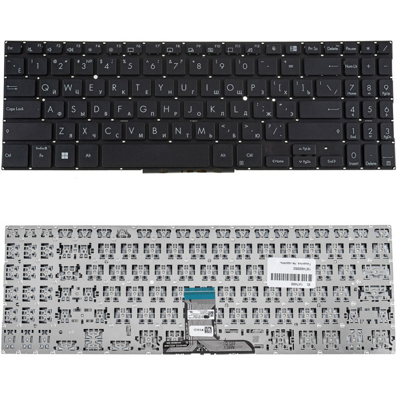 Клавиатура для ASUS ноутбука совместима с моделями B1500