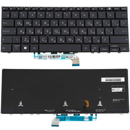 Клавиатура для ASUS ноутбука совместима с моделями B3302