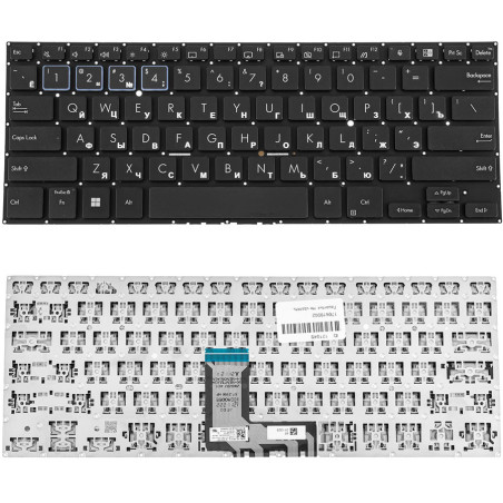 Клавіатура для ASUS ноутбука сумісна з моделями B5402