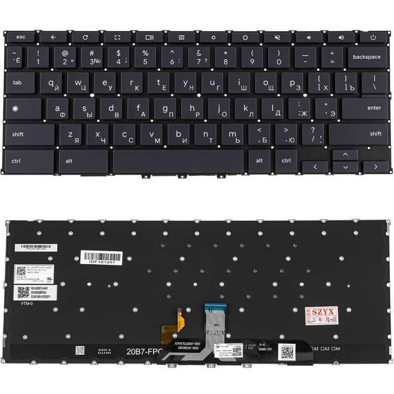 Клавиатура для ASUS ноутбука совместима с моделями CX9400 Клавиатура для ASUS ноутбука совместима с моделями CX9400