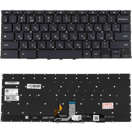 Клавиатура для ASUS ноутбука совместима с моделями CX9400