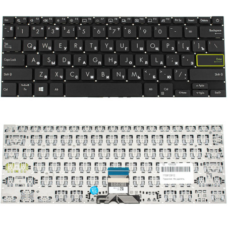 Клавиатура для ASUS ноутбука совместима с моделями E210