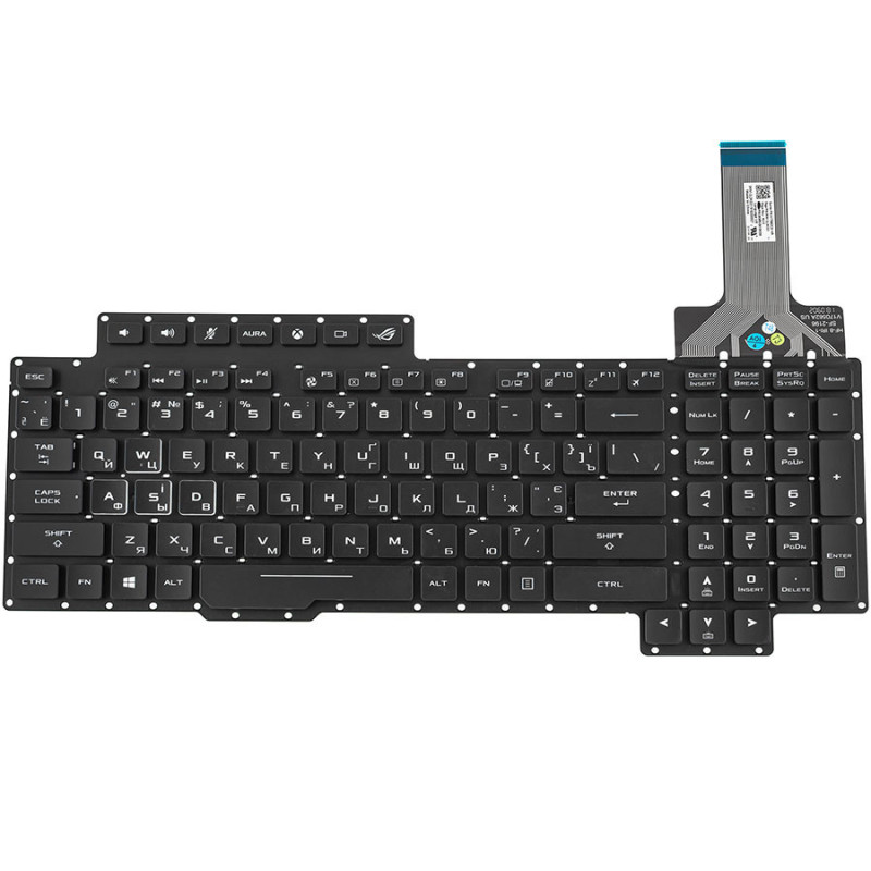 Клавиатура для ASUS ноутбука совместима с моделями G703 RGB