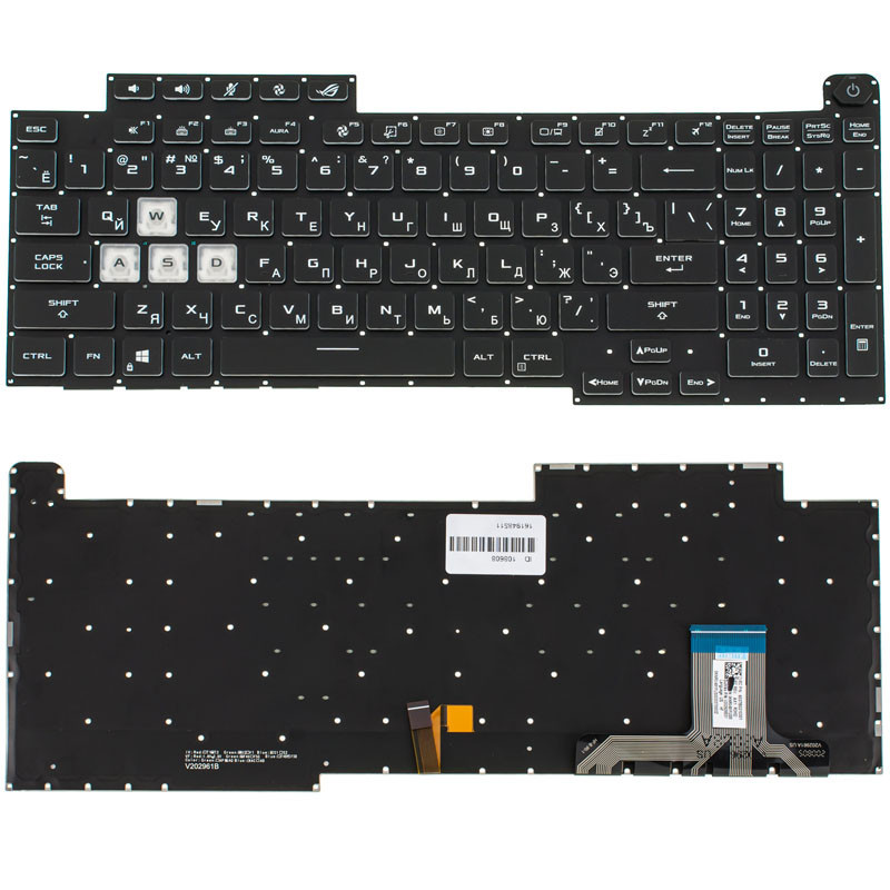 Клавиатура для ASUS ноутбука совместима с моделями G713 RGB 4 2021