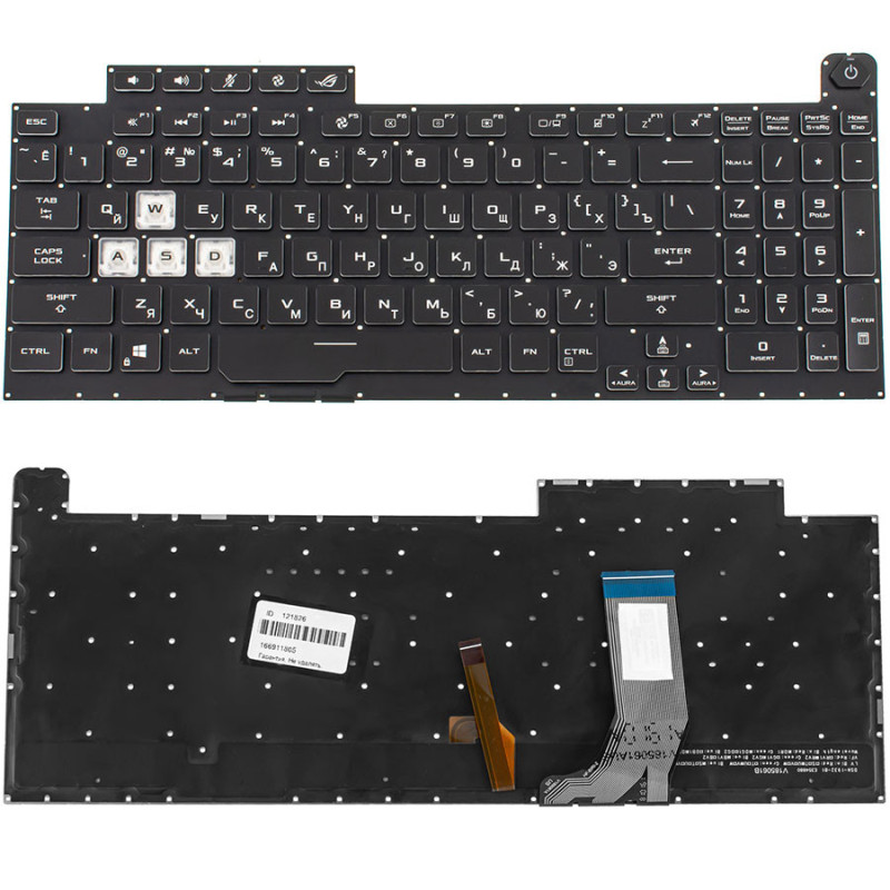 Клавиатура для ASUS ноутбука совместима с моделями G731GD G731GT G731GU RGB 4 Клавиатура для ASUS ноутбука совместима с моделями G731GD G731GT G731GU RGB 4