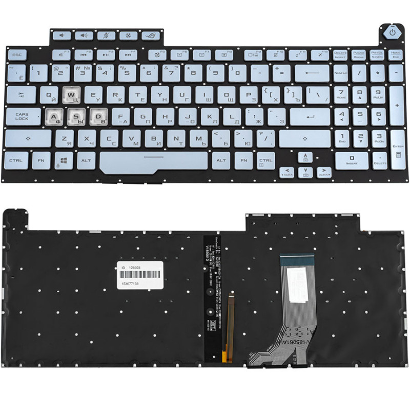 Клавіатура для ASUS ноутбука сумісна з моделями G731GD G731GT G731GU RGB 1