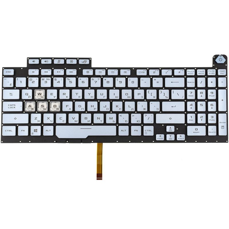Клавиатура для ASUS ноутбука совместима с моделями G731GD G731GT G731GU RGB 4 16 pin