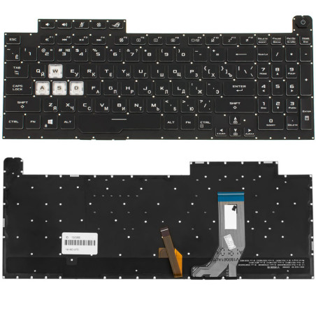 Клавиатура для ASUS ноутбука совместима с моделями G731GU G731GV RGB 4 16 pin