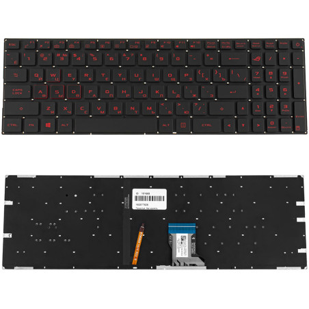 Клавіатура для ASUS ноутбука сумісна з моделями GL502VM GL502VT