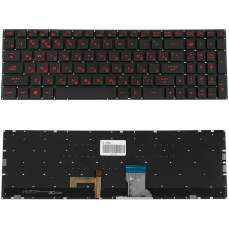 Клавіатура для ASUS ноутбука сумісна з моделями GL702VI
