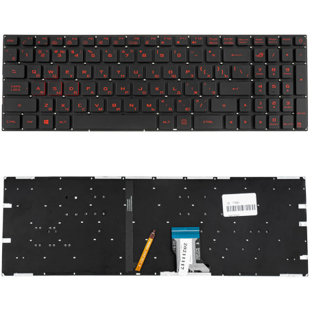 Клавиатура для ASUS ноутбука совместима с моделями GL702VS