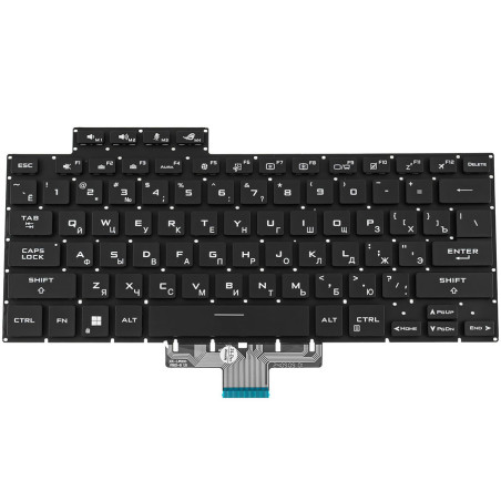 Клавиатура для ASUS ноутбука совместима с моделями GU603H RGB