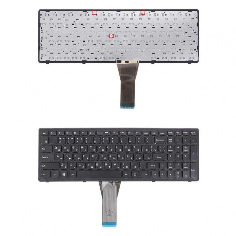 Клавиатура Lenovo IdeaPad G500s S500 Z510 NSK-BMLSW NSK-BMFSQ NSK-BMASU 9Z.NAFSW.K0R 9Z.NAFSW.L0R 9Z.NAFSQ.F0R 9Z.NAF