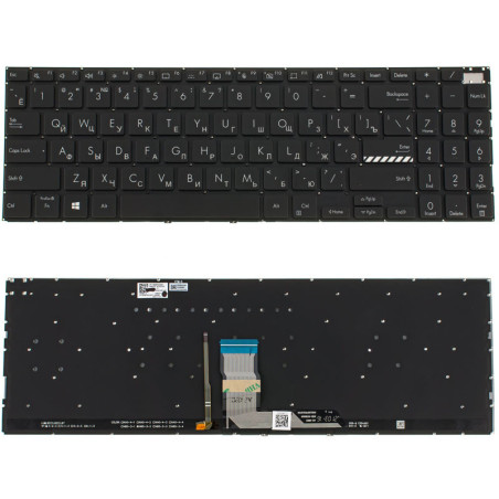 Клавиатура для ASUS ноутбука совместима с моделями M3500