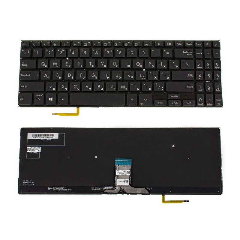 Клавиатура для ASUS ноутбука совместима с моделями P3540
