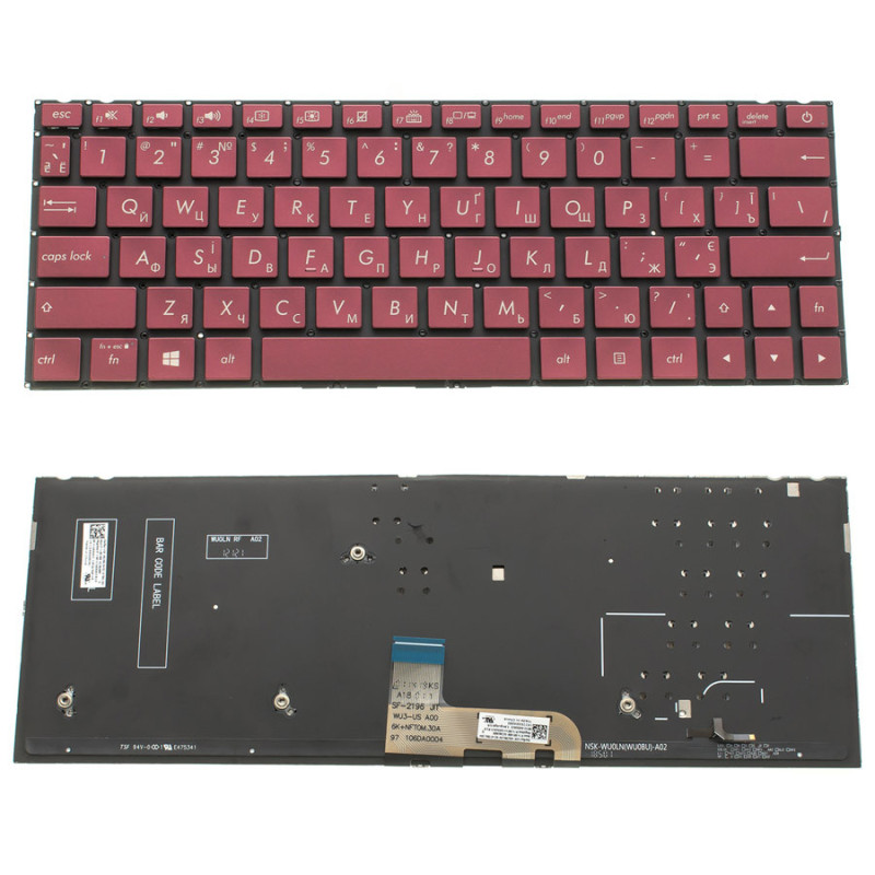 Клавиатура для ASUS ноутбука совместима с моделями UX333