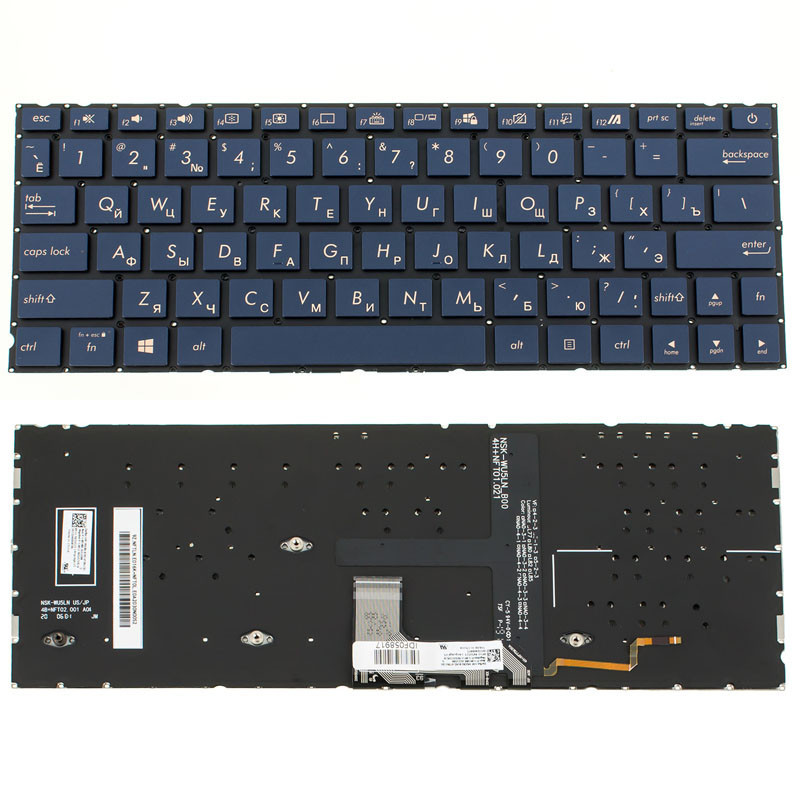 Клавиатура для ASUS ноутбука совместима с моделями UX334