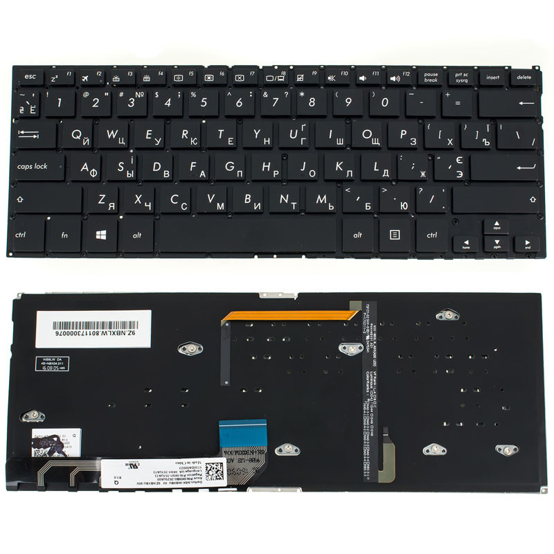 Клавиатура для ASUS ноутбука совместима с моделями UX360UA UX360UAK
