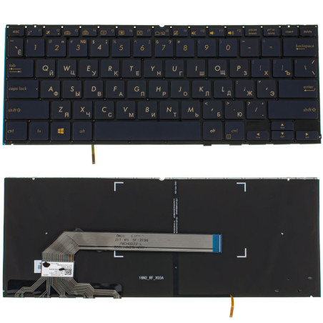 Клавиатура для ASUS ноутбука совместима с моделями UX370
