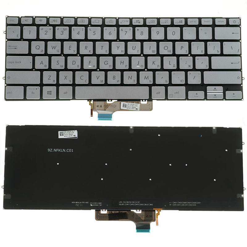 Клавиатура для ASUS ноутбука совместима с моделями UX431