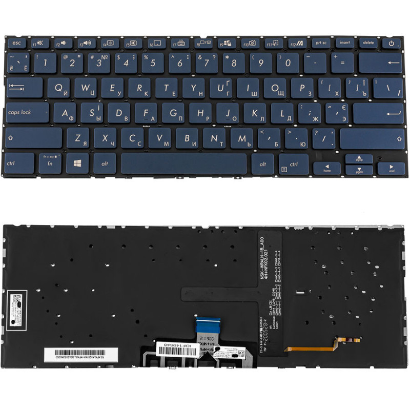 Клавиатура для ASUS ноутбука совместима с моделями UX434 Клавиатура для ASUS ноутбука совместима с моделями UX434