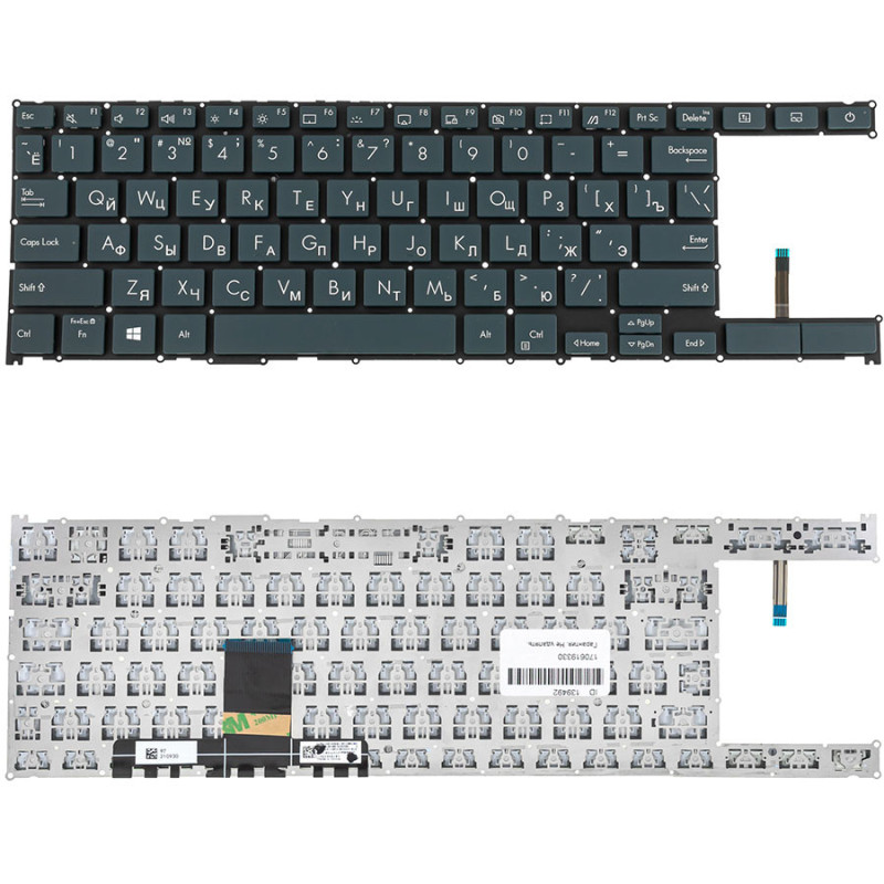 Клавіатура для ASUS ноутбука сумісна з моделями UX482 Клавіатура для ASUS ноутбука сумісна з моделями UX482