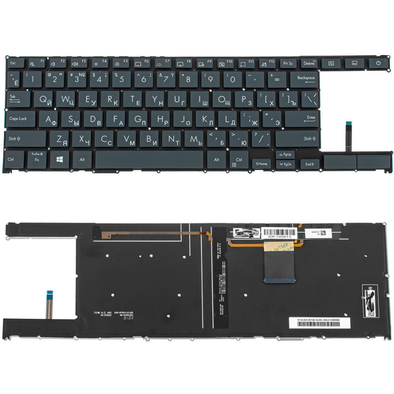 Клавиатура для ASUS ноутбука совместима с моделями UX482 Клавиатура для ASUS ноутбука совместима с моделями UX482