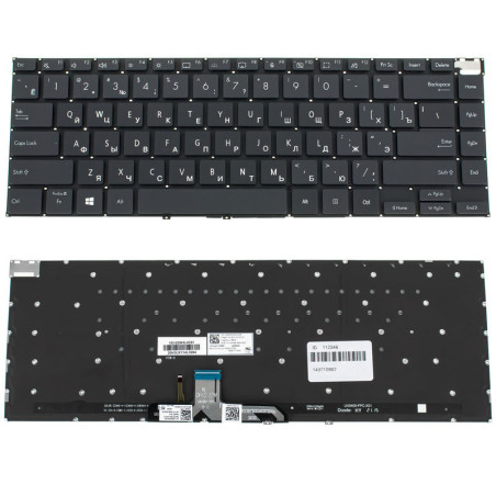 Клавиатура для ASUS ноутбука совместима с моделями UX5400