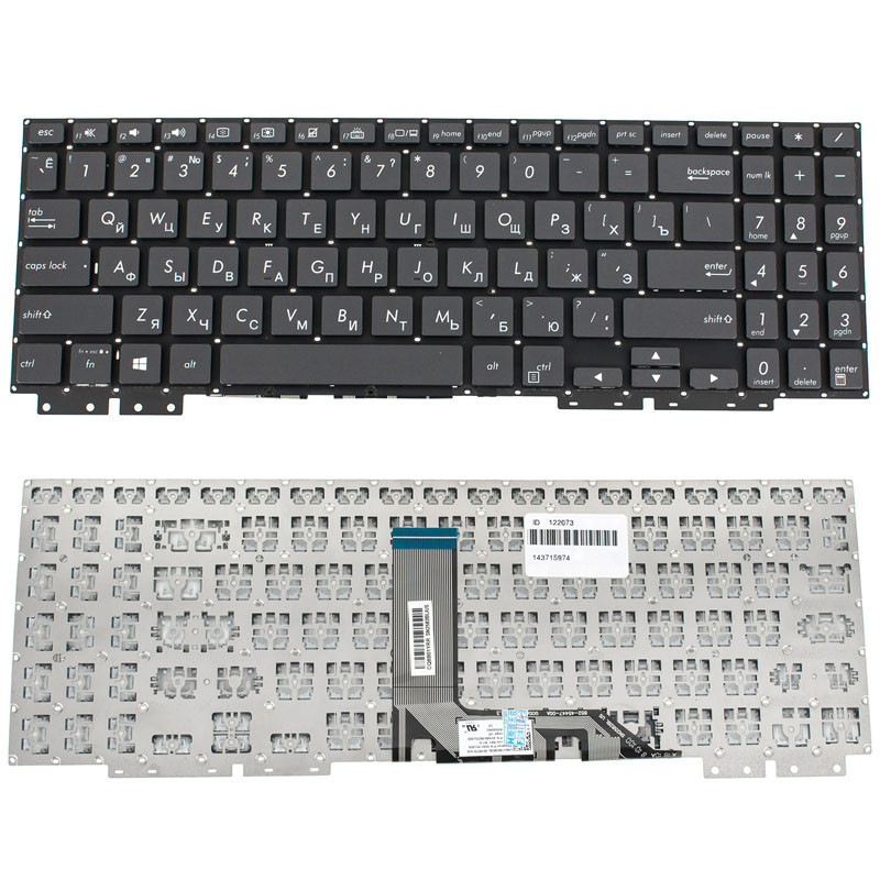 Клавиатура для ASUS ноутбука совместима с моделями UX562