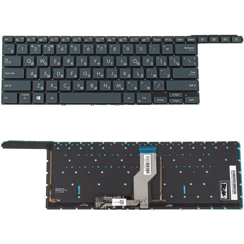 Клавиатура для ASUS ноутбука совместима с моделями UX582