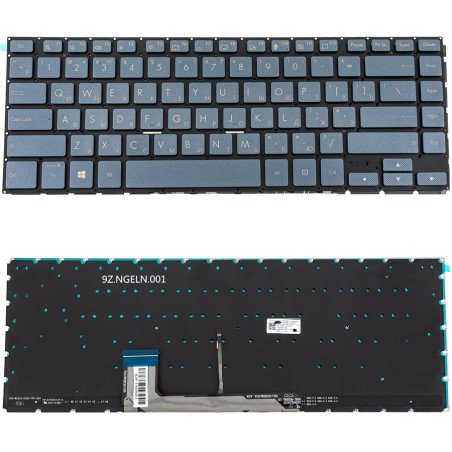 Клавиатура для ASUS ноутбука совместима с моделями W700