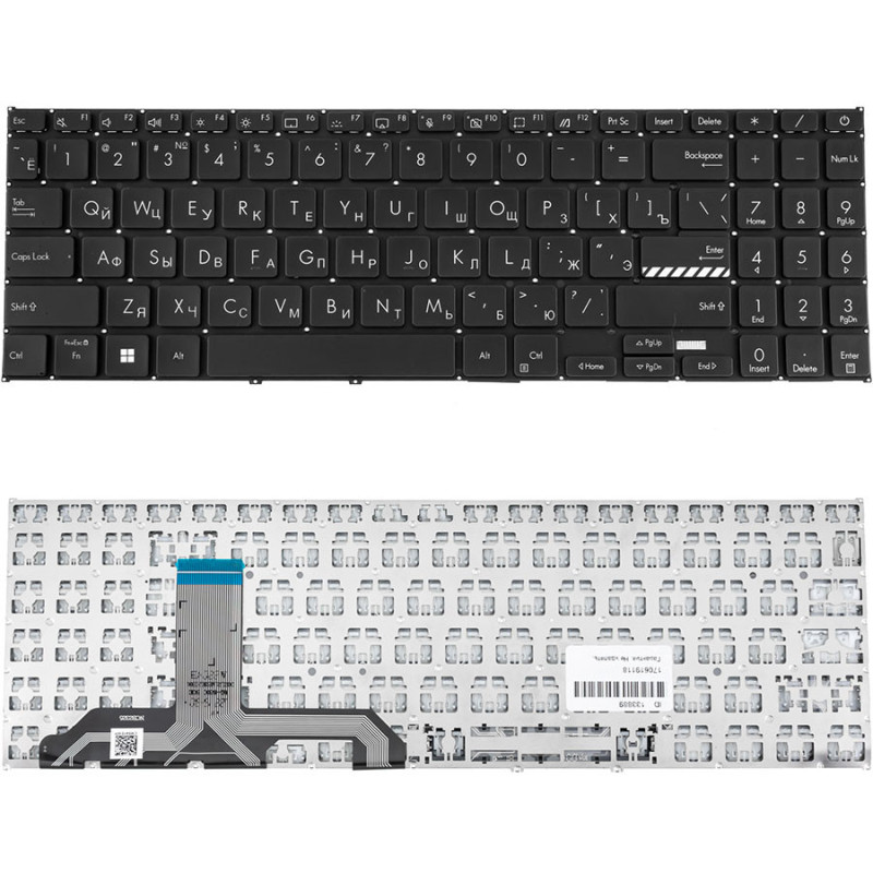 Клавиатура для ASUS ноутбука совместима с моделями X1502