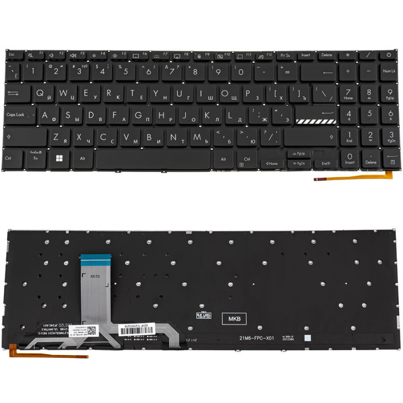 Клавиатура для ASUS ноутбука совместима с моделями X1502