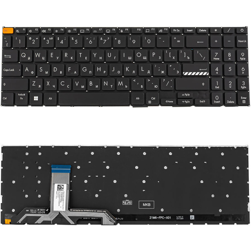 Клавиатура для ASUS ноутбука совместима с моделями X1502