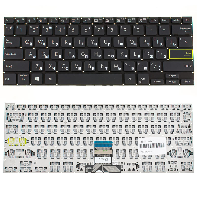Клавиатура для ASUS ноутбука совместима с моделями X321