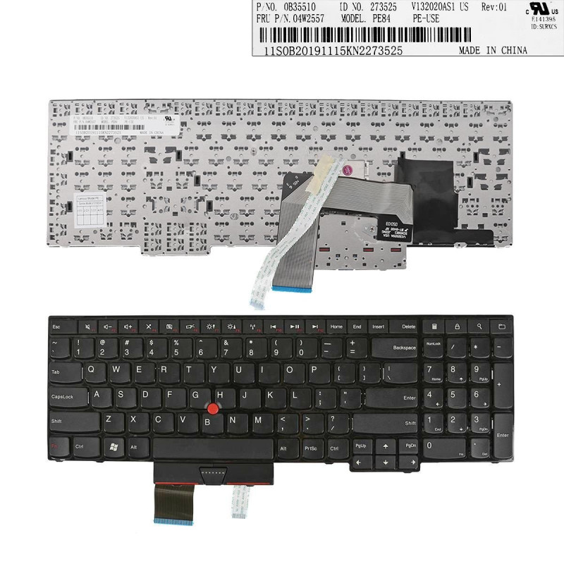Клавиатура Lenovo Thinkpad E530 E530C E530 E545 E535 04Y0324 04Y0269 0C01668 39A07E GL-105A0 04Y0301 GL105 V132020AS3