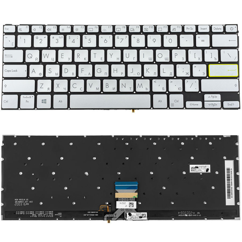 Клавіатура для ASUS ноутбука сумісна з моделями X321